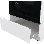 Плита электрическая Gorenje GEC5C42WG белый, конфорок 4 электрических, духовка 70 л, 50 см x 85 см x 59.4 см (без крышки)