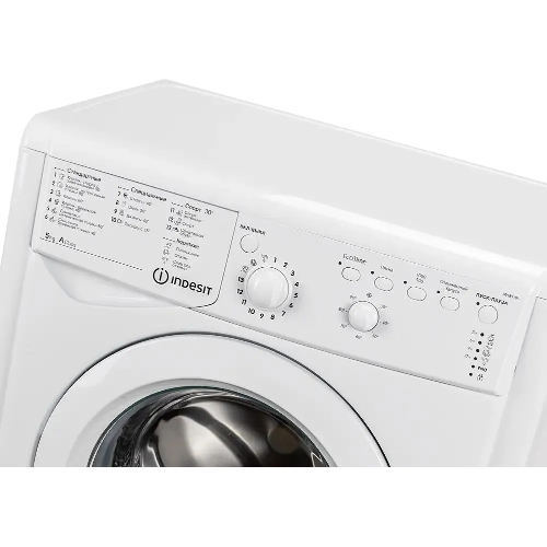 Стиральная машина Indesit IWSB 5105 (CIS) белый, загрузка фронтальная 5 кг, 1000 об/мин., класс: А