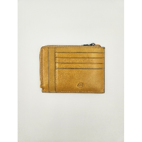 Картхолдер Piquadro Blue Square PU1243B2R/G шафрановый, натуральная кожа