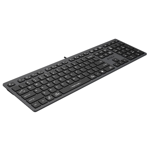 Клавиатура проводная A4Tech Fstyler FX50, USB, серый