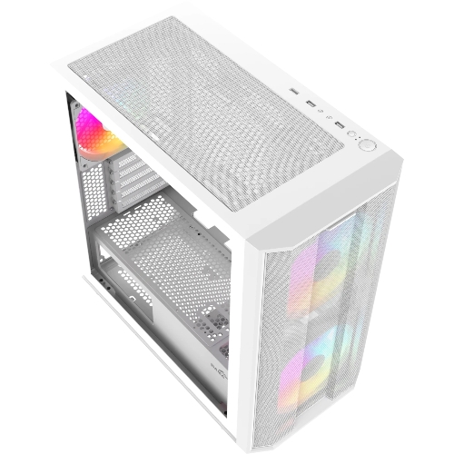 Корпус SAMA S30, Mini-Tower, белый, 2 x 140 мм, 1 x 120 мм