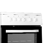 Плита электрическая Beko FFSS57000W белый, конфорок 4 электрических, духовка 60 л, 50 см x 85 см x 60 см