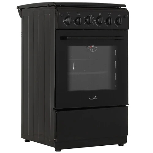 Плита газовая Cezaris ПГ 2150-11 коричневый, конфорок 4 шт, духовка 43 л, 51 см x 85 см x 55 см