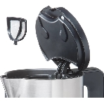 Чайник электрический Bosch TWK8611P 1.5 л, 2400 Вт, белый/серебристый (корпус: нержавеющая сталь)