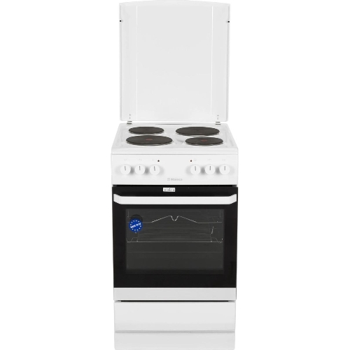 Плита электрическая Hansa FCEW54120 белый, конфорок 4 шт, духовка 62 л, 50 см x 85 см x 60 см