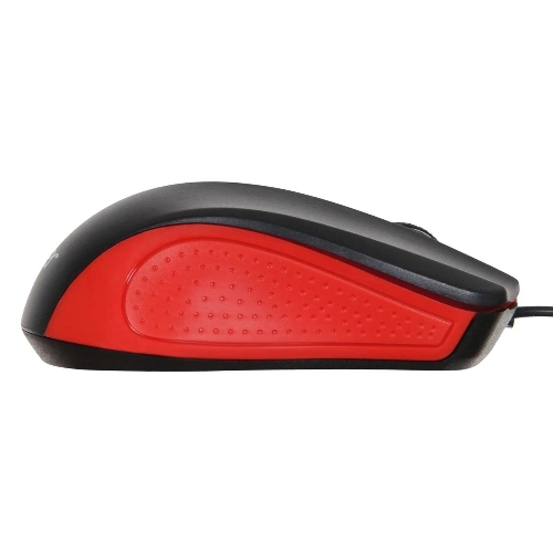 Мышь проводная Acer OMW012 черный/красный, 1200 dpi, USB, кнопки - 3