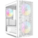 Корпус SAMA S30, Mini-Tower, белый, 2 x 140 мм, 1 x 120 мм