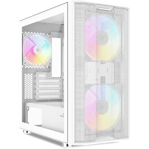 Корпус SAMA S30, Mini-Tower, белый, 2 x 140 мм, 1 x 120 мм