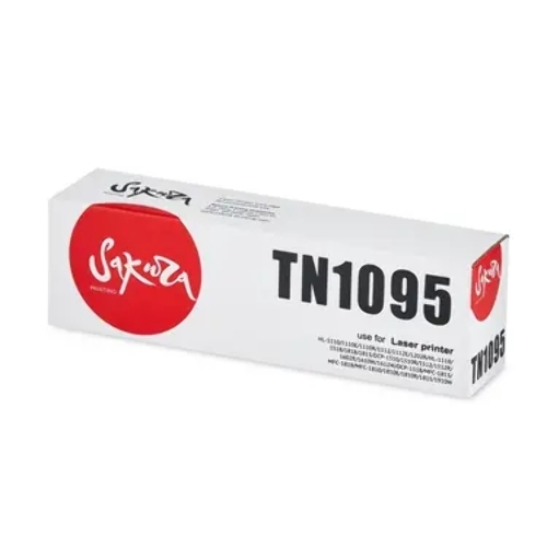 Картридж лазерный Sakura TN1095 для Brother, черный, 1500 к.