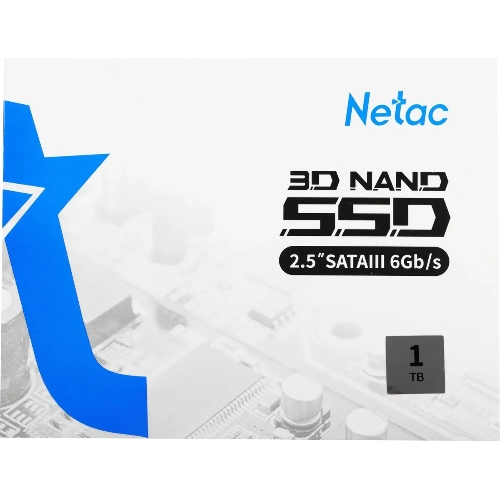 Накопитель SSD Netac N600S, 1Tb, SATA III, 2.5