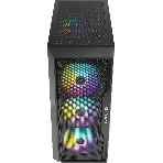 Компьютерный корпус Azza Fighter черный без БП ATX 4x120мм 2x140мм 2xUSB2.0 1xUSB3.0 audio bott PSU