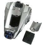 Пылесос JVC JH-VC423 синий/серый, 420/2400 Вт, уборка сухая, пылесборник контейнер, 3 л.