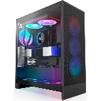 Система жидкостного охлаждения для ПК/Water Cooling System NZXT Kraken Elite 280 RGb (250W, 280мм, LED temp., Black/Fans: 2x140мм, 98.61CFM, 34.5dBA, 2000RPM/Pump height 65мм, 2800RPM, Rad thickness 27мм/S: 1851, 1700, 1200, 115X, AM5, AM4)