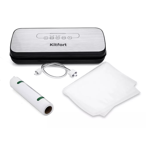 Вакуумный упаковщик Kitfort KT-1502-2 110Вт черный/серый