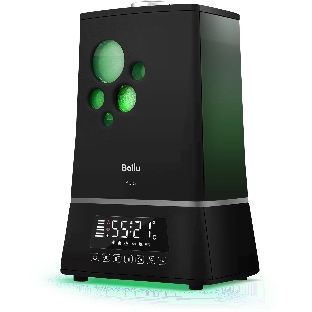 Увлажнитель воздуха Ballu UHB-1500 черный, 40 м², 7.5 л, ионизация, гигростат