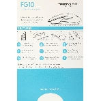 Мышь беспроводная A4Tech Fstyler FG10 черный/синий, 2000 dpi, радиоканал, USB, кнопки - 4