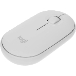Мышь беспроводная Logitech Pebble M350 белый, 1000 dpi, радиоканал, Bluetooth, USB, кнопки - 3