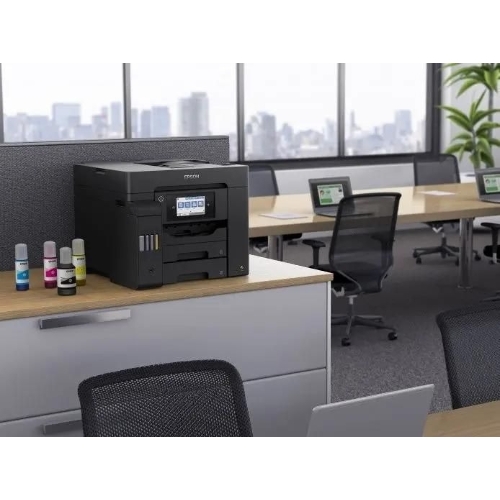 МФУ струйное Epson L6550 (C11CJ30404), A4, цветной, печ. до 25/12 стр/мин.(ч/б/цв.), скан. до 27.5 стр/мин., 4800x2400 dpi (печ.), 2400x1200 dpi (скан.), Ethernet, USB, Wi-Fi