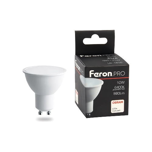 Лампа светодиодная Feron PRO LB-1610 10Вт 230В GU10 дневной