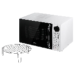 Микроволновая печь BBK 23MWG-930S/BW белый/черный, 23 л, 900 Вт, переключатели - сенсор