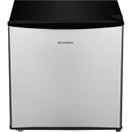 Холодильник Hyundai CO0502 серебристый/черный однокамерный 43л капельная система