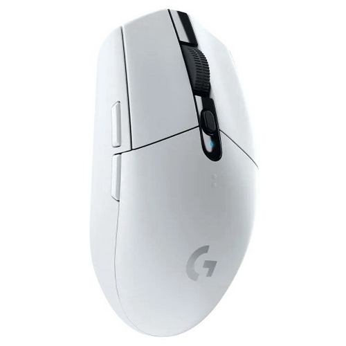Мышь беспроводная Logitech G304 Lightspeed белый, 12000 dpi, радиоканал, USB, кнопки - 6