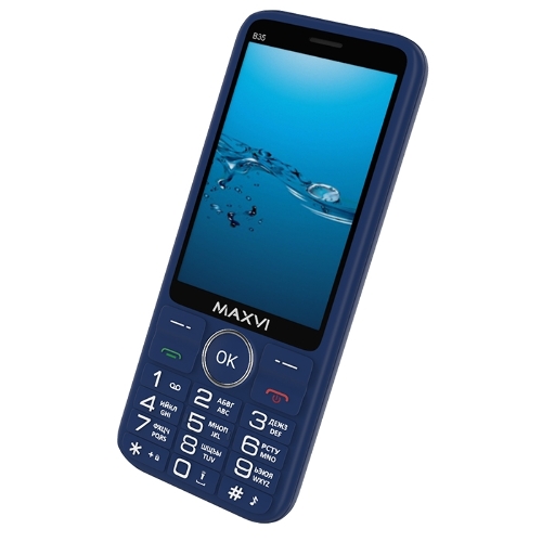 Мобильный телефон Maxvi B35 синий