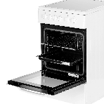 Плита электрическая Beko FFSS57000W белый, конфорок 4 электрических, духовка 60 л, 50 см x 85 см x 60 см