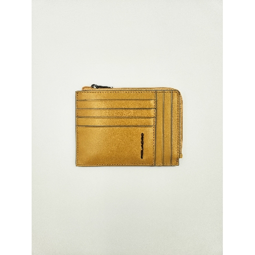 Картхолдер Piquadro Blue Square PU1243B2R/G шафрановый, натуральная кожа