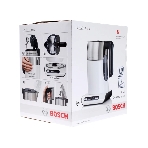 Чайник электрический Bosch TWK8611P 1.5 л, 2400 Вт, белый/серебристый (корпус: нержавеющая сталь)