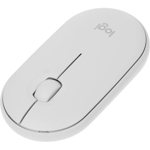 Мышь беспроводная Logitech Pebble M350 белый, 1000 dpi, радиоканал, Bluetooth, USB, кнопки - 3
