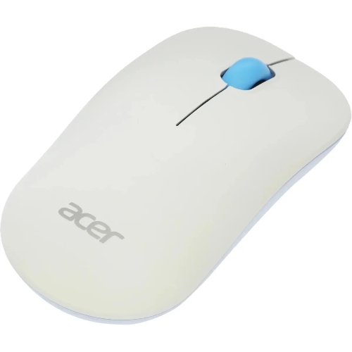 Мышь беспроводная Acer OMR205 белый/голубой, 1200 dpi, радиоканал, USB, кнопки - 3