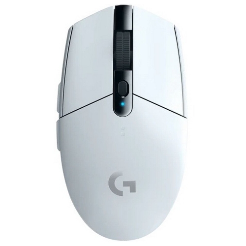 Мышь беспроводная Logitech G304 Lightspeed белый, 12000 dpi, радиоканал, USB, кнопки - 6