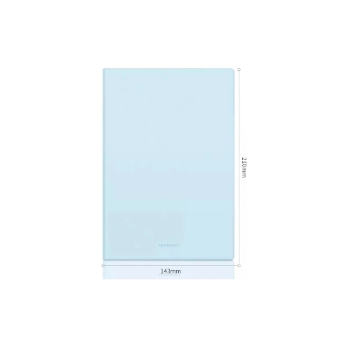 Блокнот Deli 22283LT-BLUE 210х143 мм, искусственная кожа, 96 л, голубой