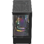 Компьютерный корпус AeroCool/Formula Crystal Z1CM черный без БП mATX 5x120мм 1xUSB3.0 audio bott PSU