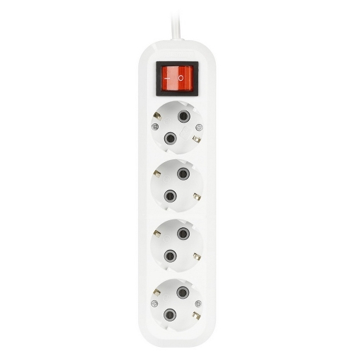 Удлинитель Smartbuy (SBE-16-4-02-ZS) 4 гнз х 2,0 м (16А/3.5 кВт, ПВС 3х1.0)
