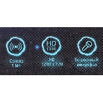 Веб-камера OKLICK OK-C012HD 1280x720, 30 кадр/с, USB Type-A, микрофон, универсальное крепление