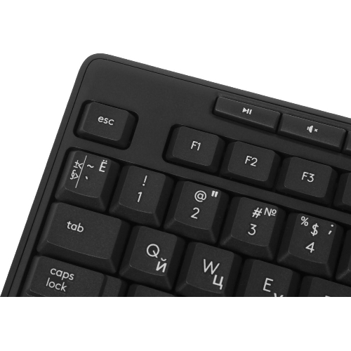 Комплект клавиатура+мышь Logitech MK370 беспроводной, USB, чёрный