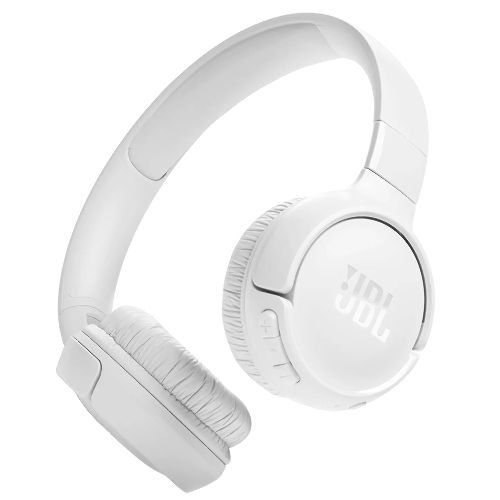 Беспроводные наушники JBL Tune 520BT белый, накладные, Bluetooth, быстрая зарядка, складная конструкция