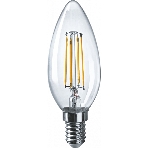 Лампа светодиодная ОНЛАЙТ 80894 OLL-F-C35-10-230-2.7K-E14