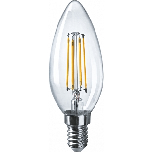 Лампа светодиодная ОНЛАЙТ 80894 OLL-F-C35-10-230-2.7K-E14