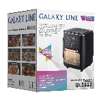 Аэрогриль Galaxy Line GL2523 черный, 2000 Вт, 13 л, сенсор, 10 программ