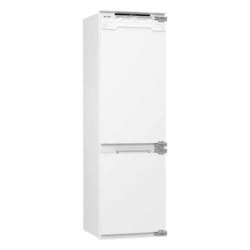 Встраиваемый холодильник Gorenje NRKI517E82WF, полезный объем 244 л, электронное управление, цифровой дисплей, автоматическое размораживание No Frost, быстрое замораживание, интенсивное охлаждение, зона свежести с контролем влажности, инверторный компрессор, энергоэффективность А+