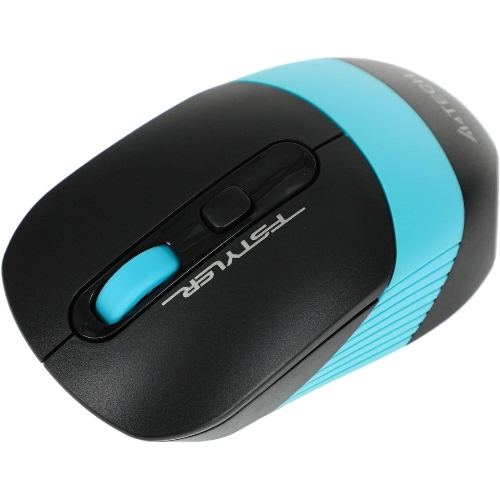 Мышь беспроводная A4Tech Fstyler FG10 черный/синий, 2000 dpi, радиоканал, USB, кнопки - 4