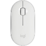 Мышь беспроводная Logitech Pebble M350 белый, 1000 dpi, радиоканал, Bluetooth, USB, кнопки - 3