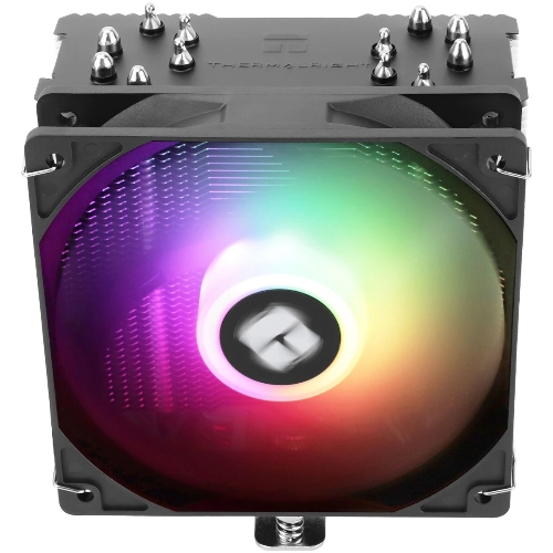 Устройство охлаждения(кулер) Thermalright Burst Assassin 120 SE ARGb Soc-AM5/AM4/1200/1700/1851 серебристый/черный 4-pin 25.6dB Al+Cu 510gr Ret (BA120-SE-ARGb)