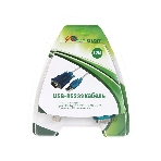 Кабель AM/Com port 9pin 1.2м Aopen/Qust адаптер USB -> RS232, DE9P (добавляет в систему новый COM порт), ACU804