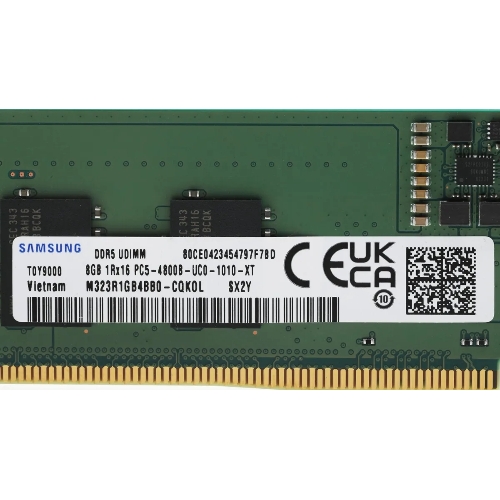 Оперативная память Samsung DDR5 DIMM 8GB UNB 4800 1Rx16, 1.1V