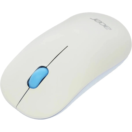 Мышь беспроводная Acer OMR205 белый/голубой, 1200 dpi, радиоканал, USB, кнопки - 3