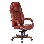 Кресло Бюрократ T-9923WALNUT Leather Eichel светло-коричневый, кожа